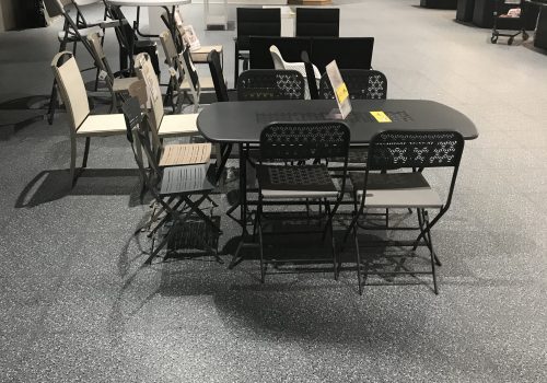 Retail shop floor with a granite Flexi-Tile floor