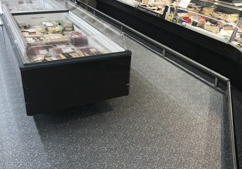 Retail shop floor with a granite Flexi-Tile floor