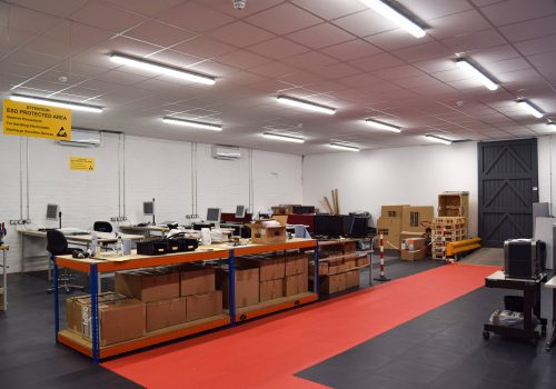 factory office with Flexi-Tile floor tiles