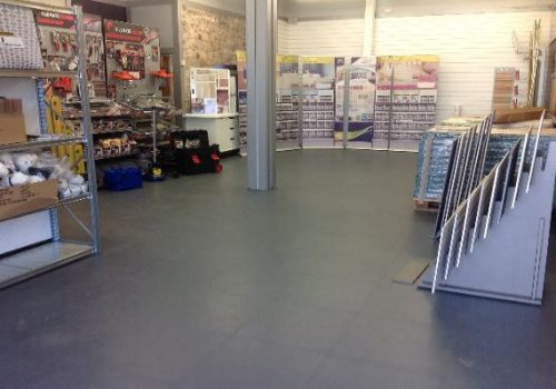 retail floor tiling