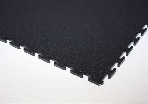 Close up of a black Flexi-Tile