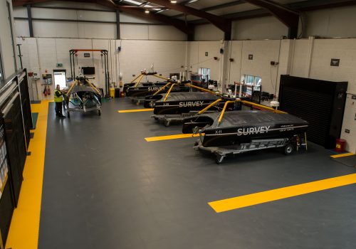 Industrial flooring in commercial premises