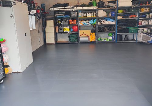 Garage with Flexi-Tile floor