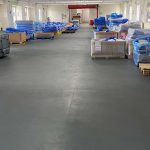 PVC tiles in warehouse