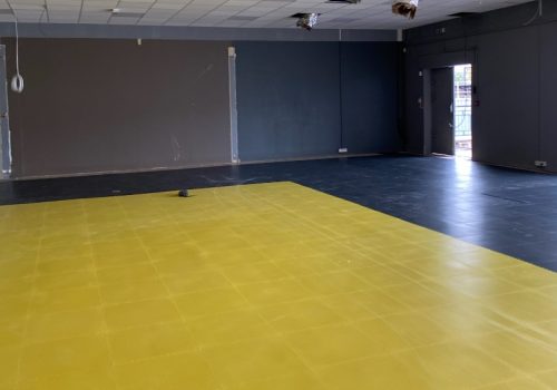 Bureau Vallee finished Flexi-Tile floor project