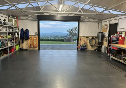 Completed Flexi-Tile 5mm garage floor